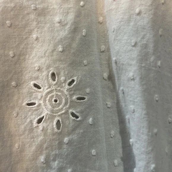 XL Matilda Jane very cute light weight white top A433 - Picture 4 of 6